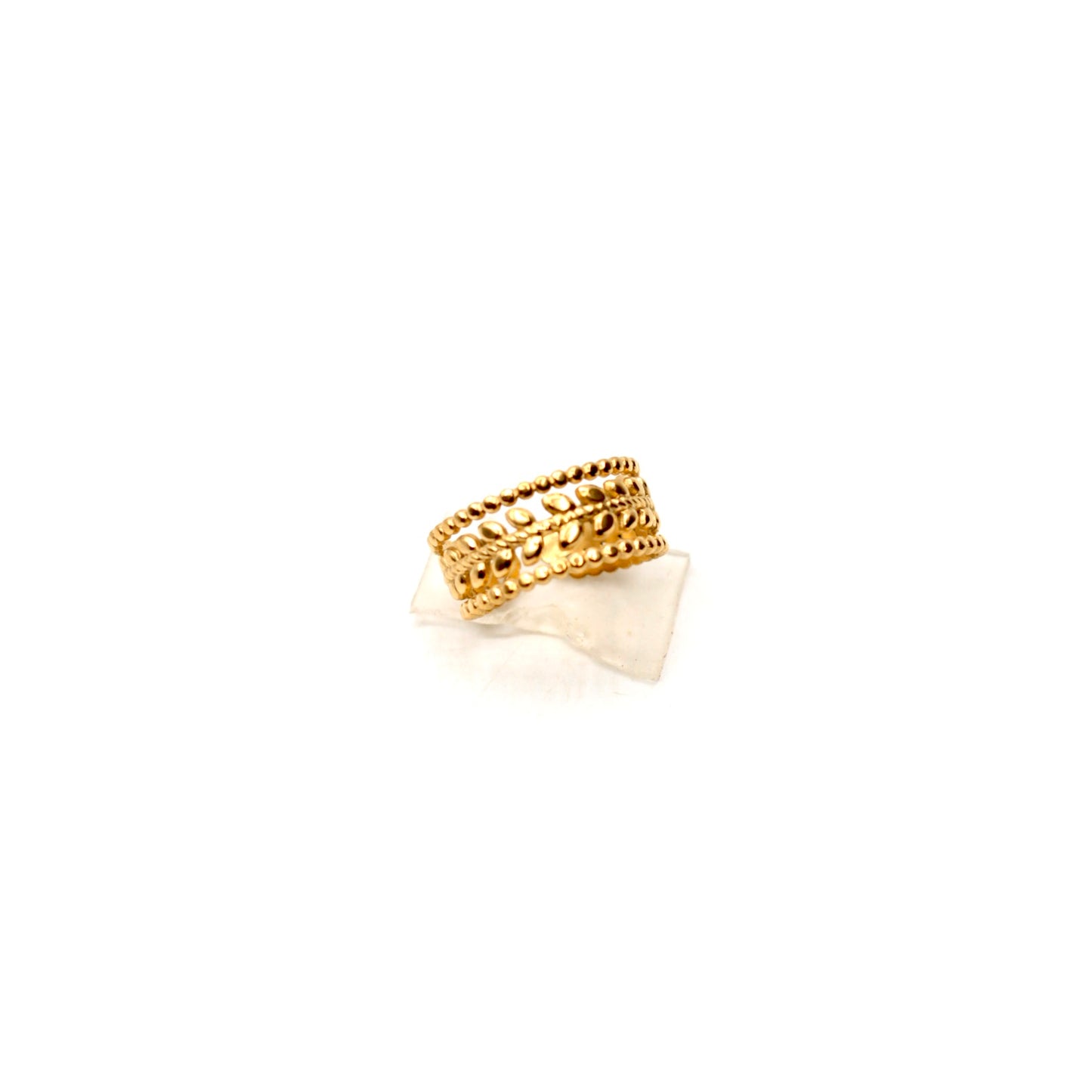 JRing-(4K Gold Plated)-AntiTarnish/HypoAllergic 406
