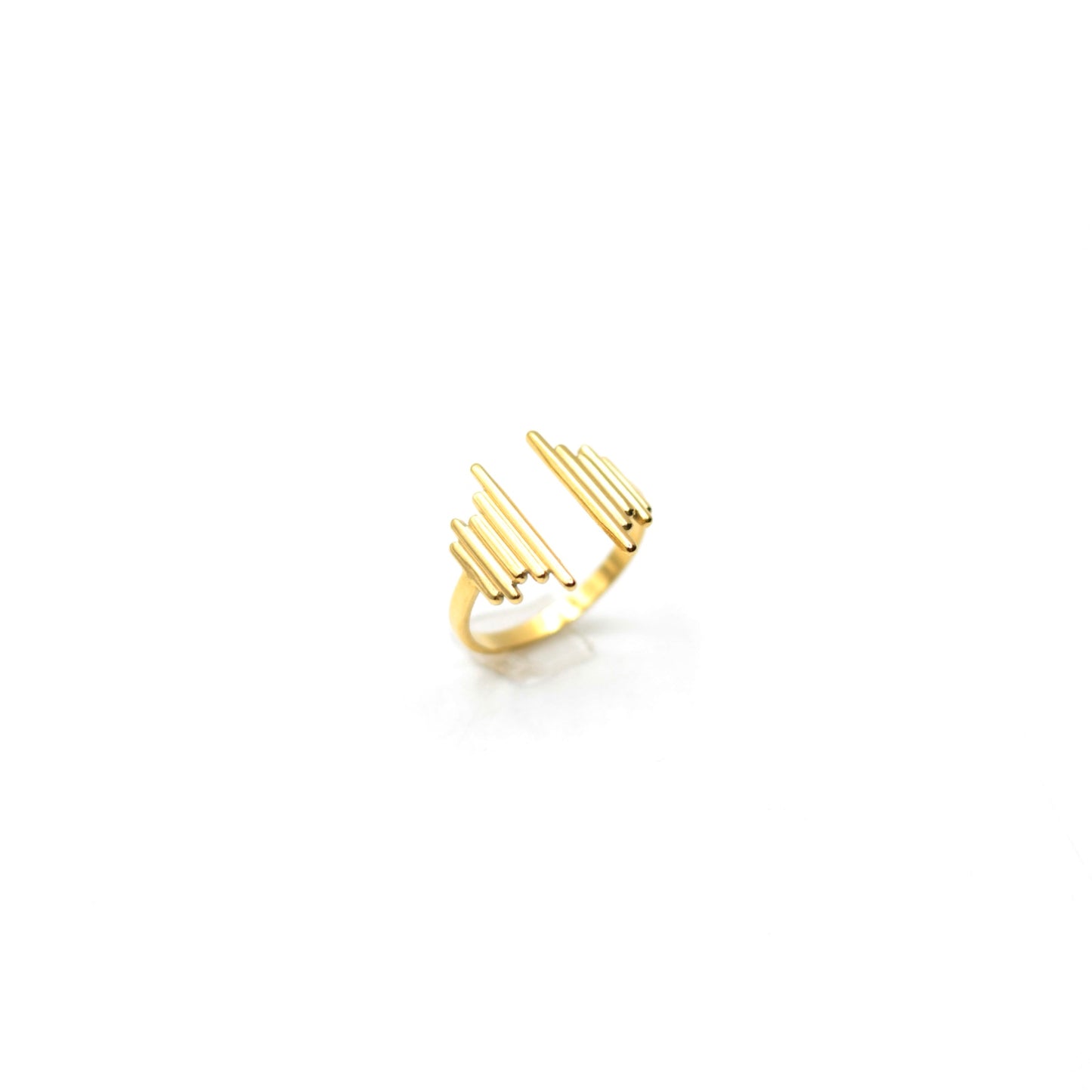 JRing-(4K Gold Plated)-AntiTarnish/HypoAllergic- (ADJUSTABLE SIZE)