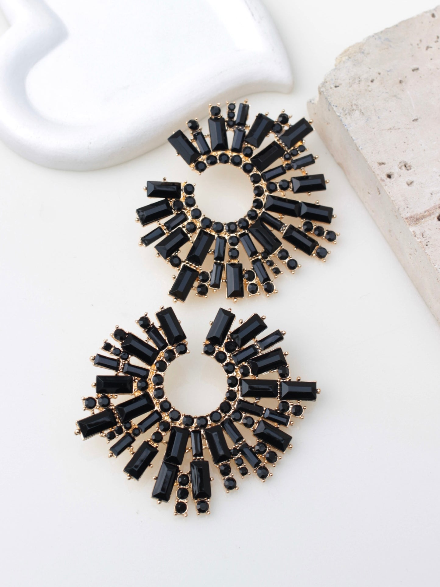 JCEarrings(Rhinestone XXL disks)-07