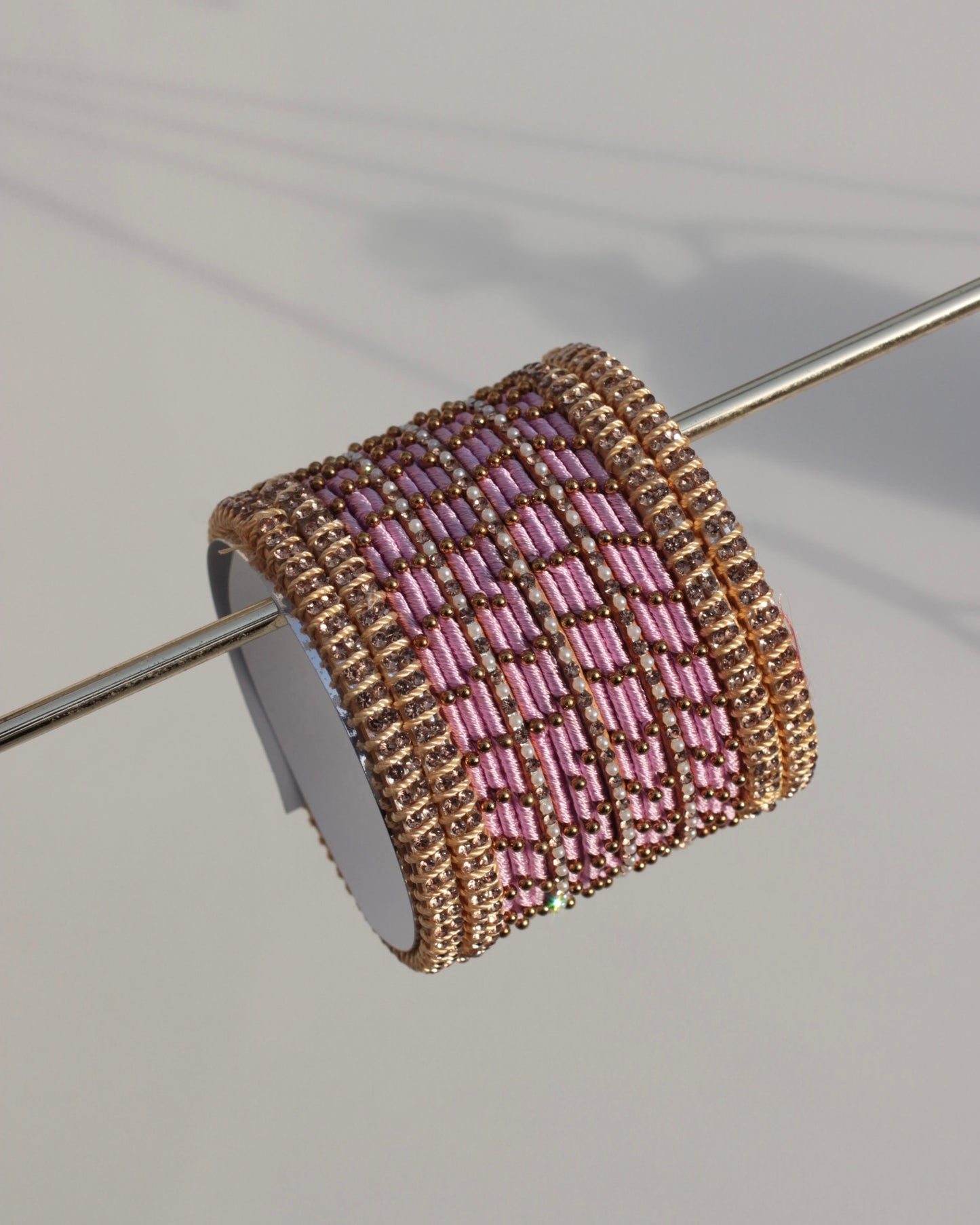 Aura Bangle Set-Light Pink