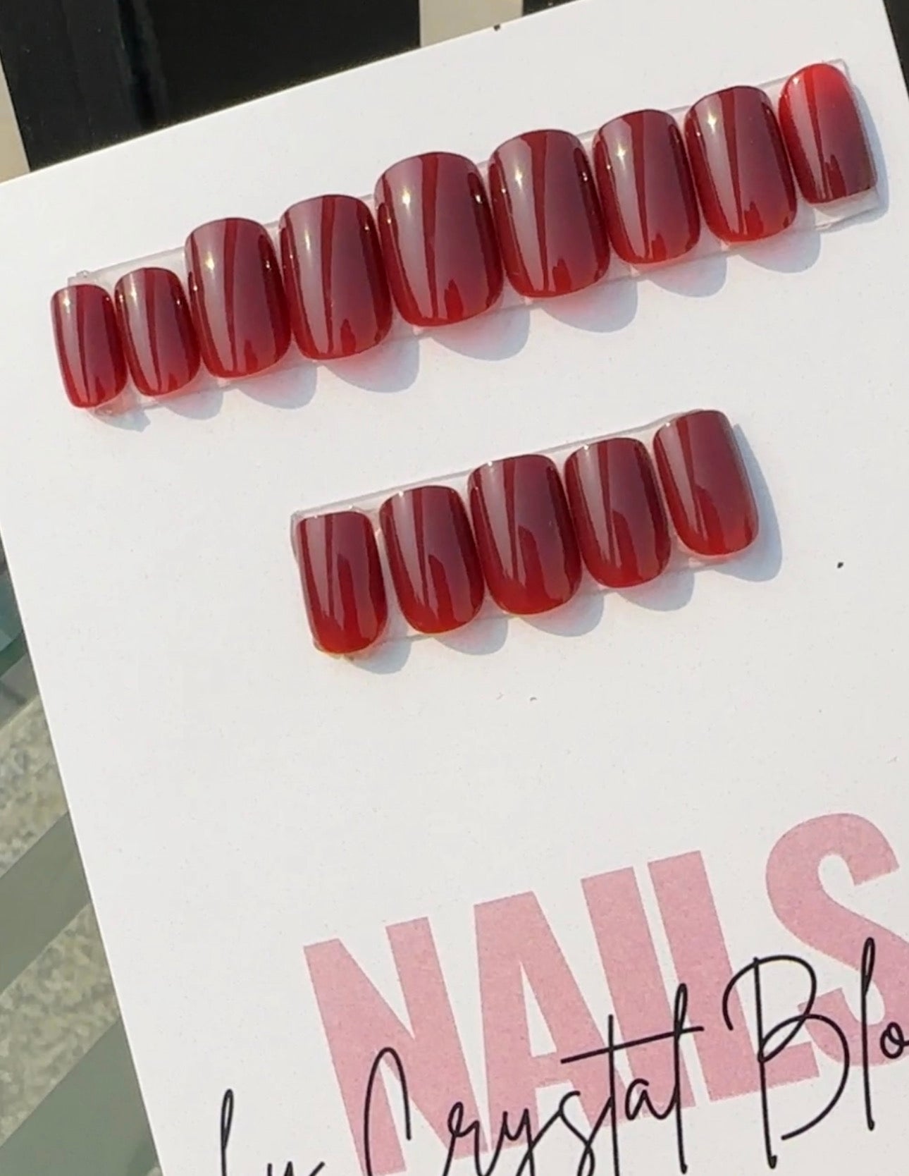 Fake Nails Pack of 24 - PC037 - FREE Nail-kit included with this Nails pack