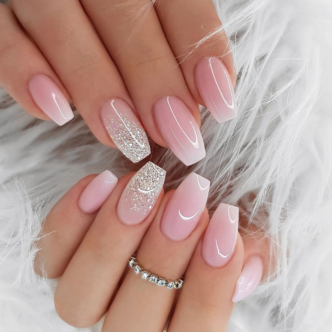 Ombre Natural Nails-1823 - Free 4 pc nail kit included