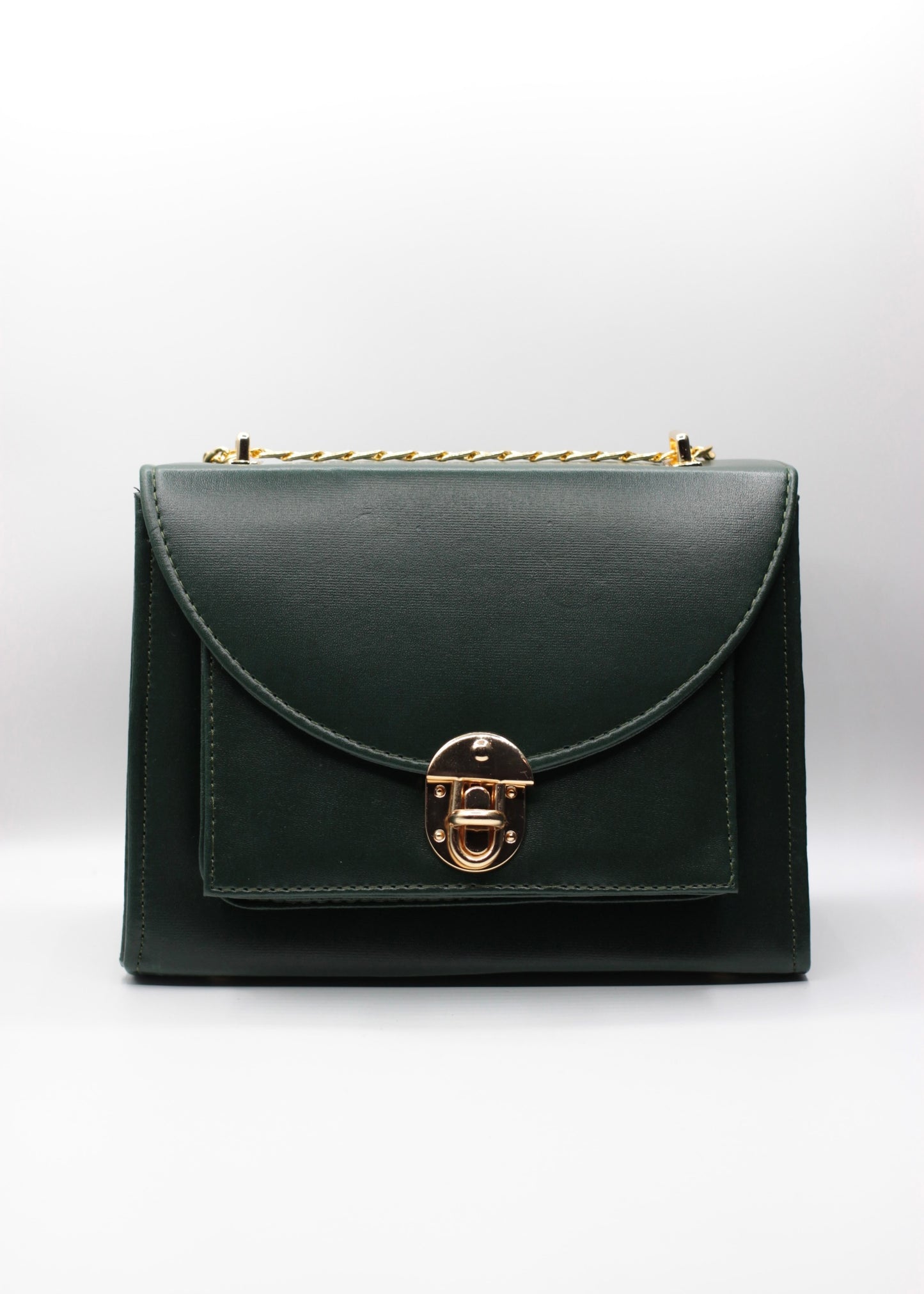 Nova -Charm Chain Bag- Pine Green