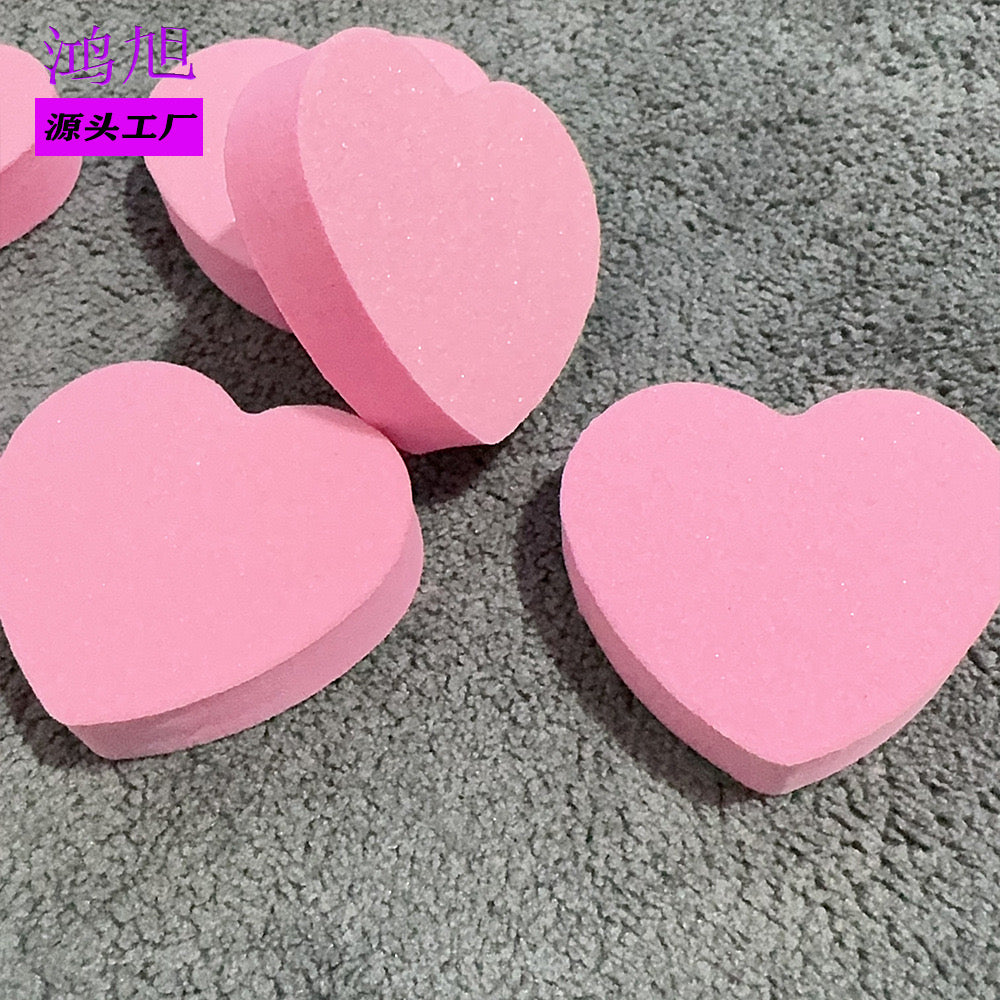 Heart Shaped Double Sided Big Nail Buffer - 1 piece