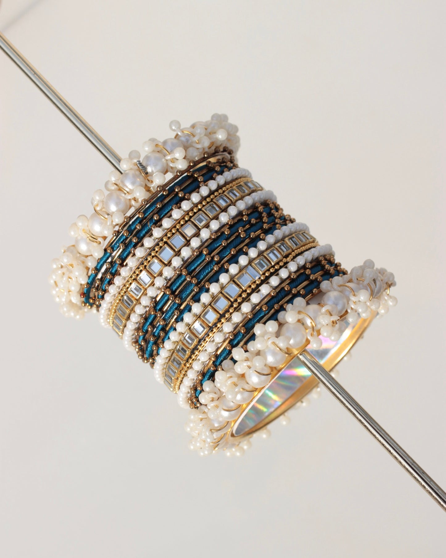 Zariah Premium Bangle Set- Teal