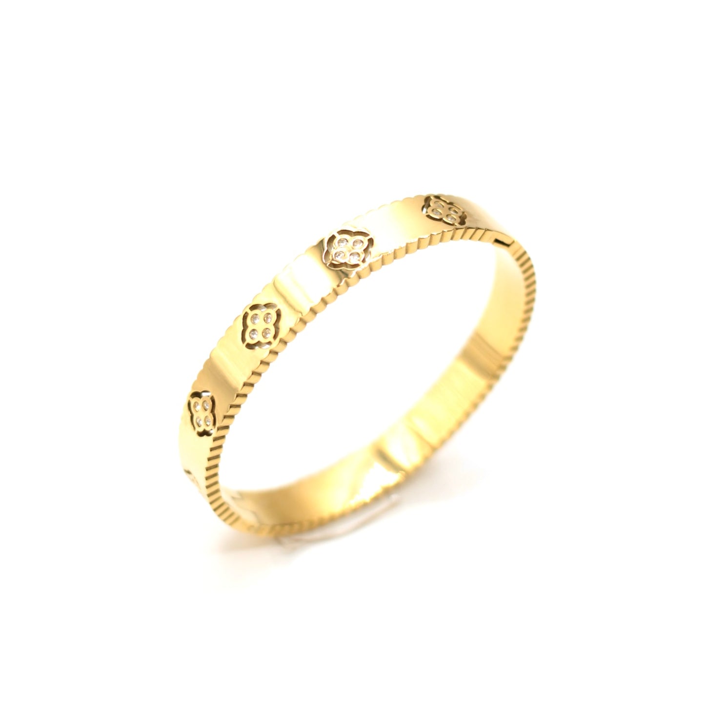 JBracelet- Non Tarnish - 24K Gold plated Anti Tarnish Everyday wear Bracelet- 108