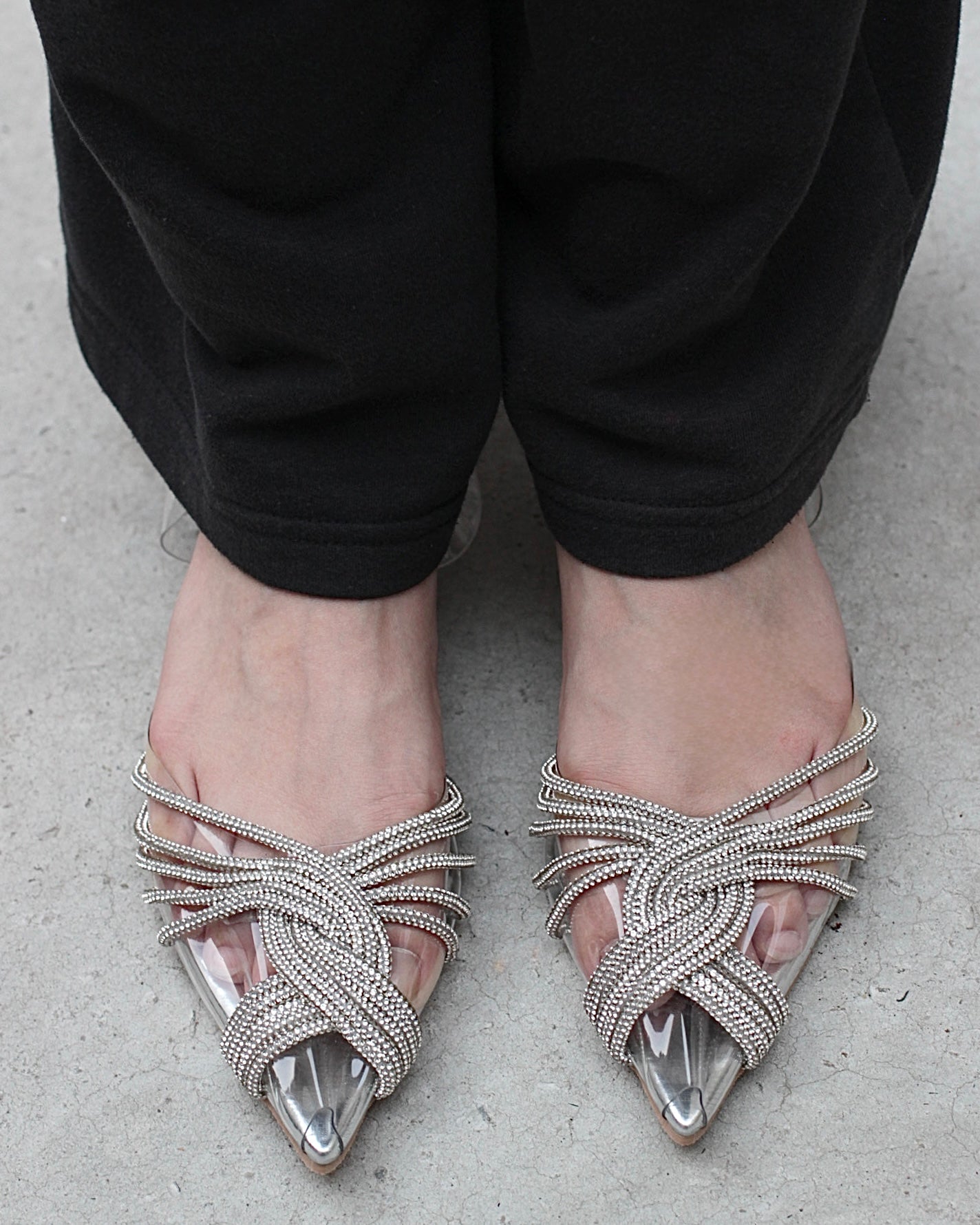 Silver Radiance Heels