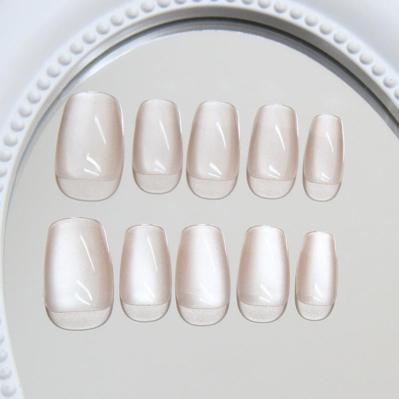 Handmade cat-eye Nails-098- FREE Nail-kit included with this Nails pack-CL