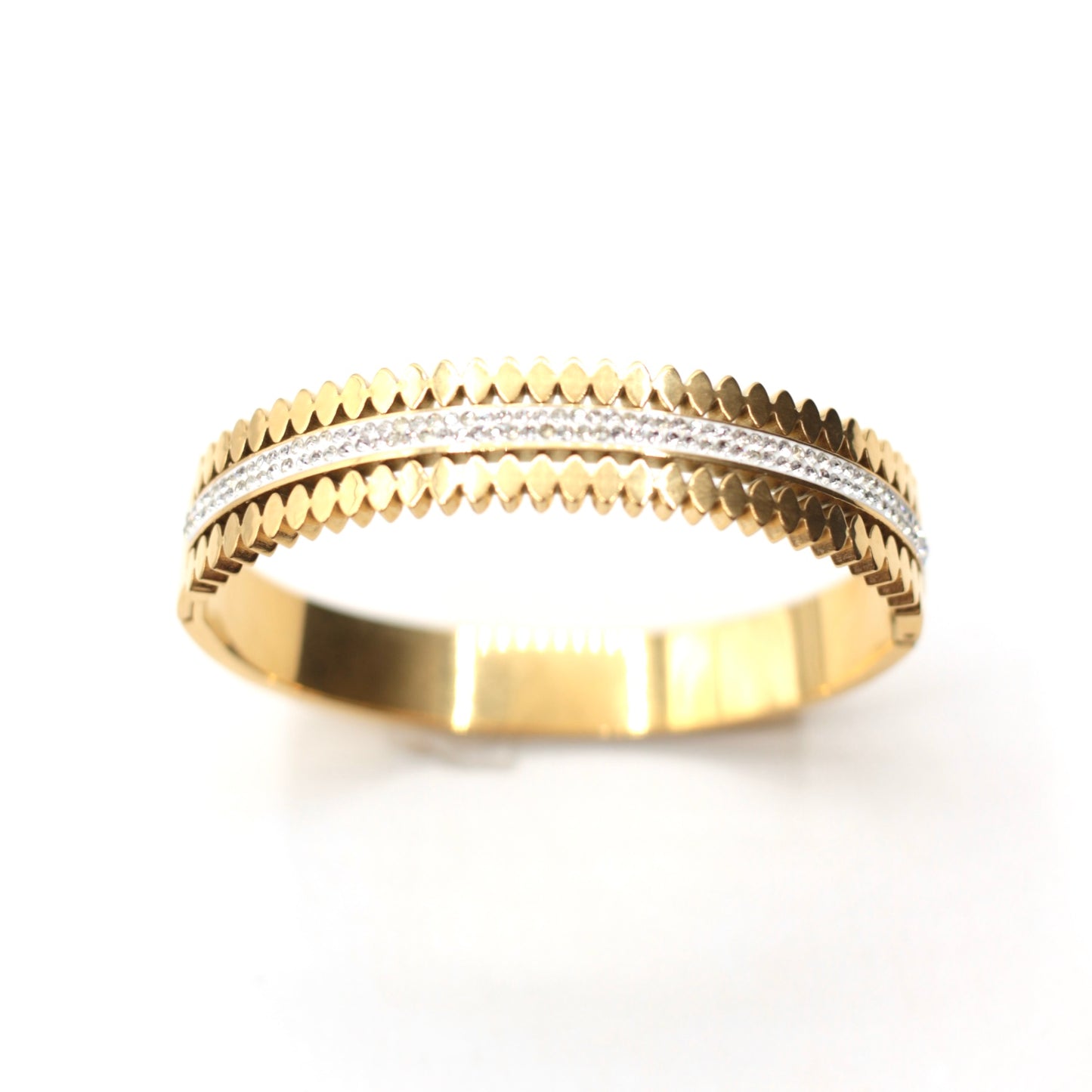 JBracelet- Non Tarnish - 24K Gold plated Anti Tarnish Everyday wear Bracelet- 105