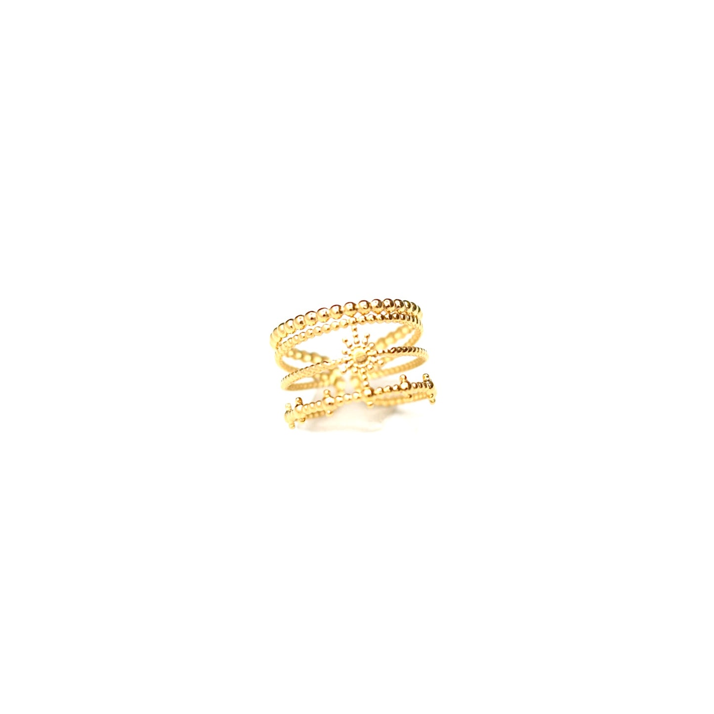 JRing-(4K Gold Plated)-AntiTarnish/HypoAllergic - 438