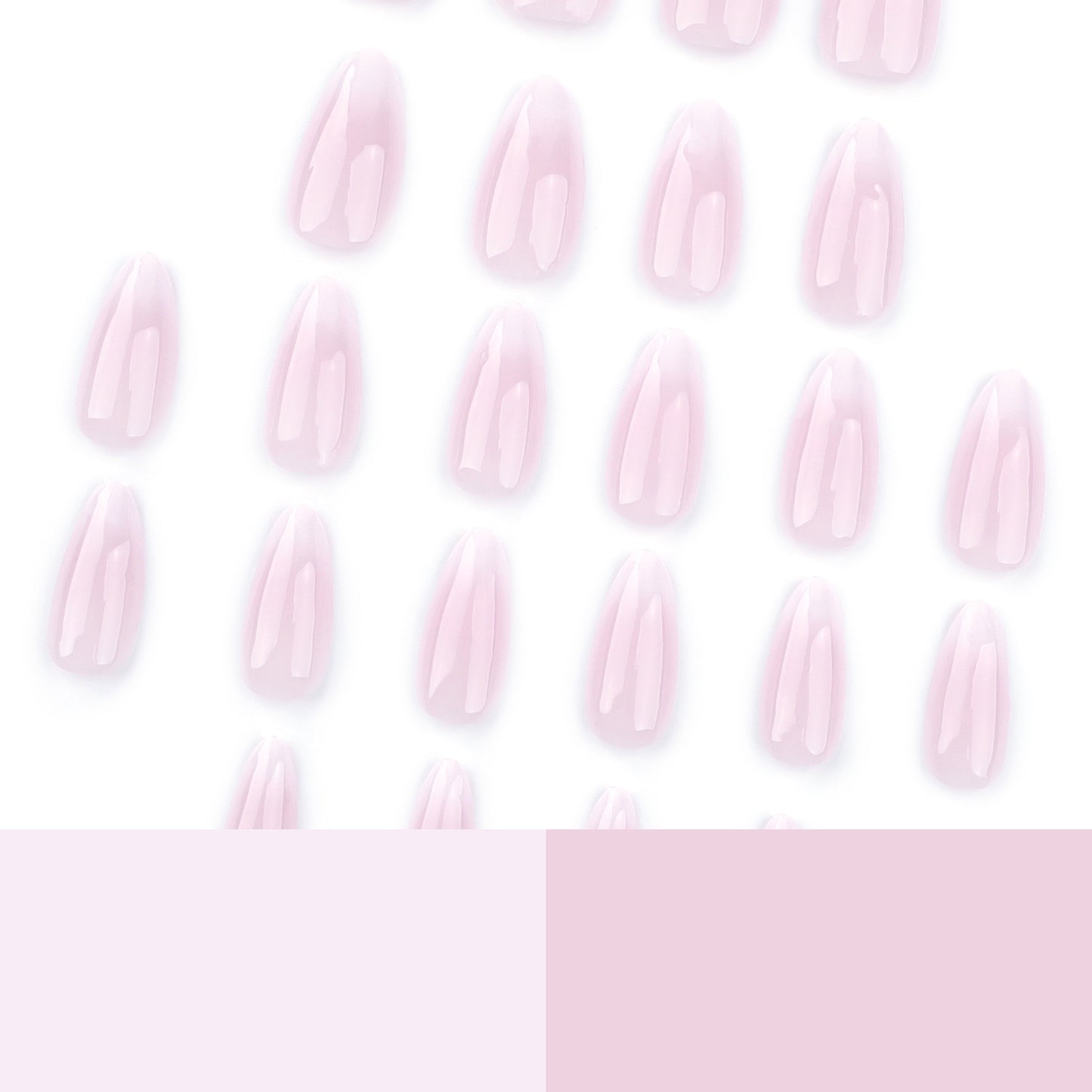 Nails-3568-Medium Length Almond nails- Free 4 pc nail kit included