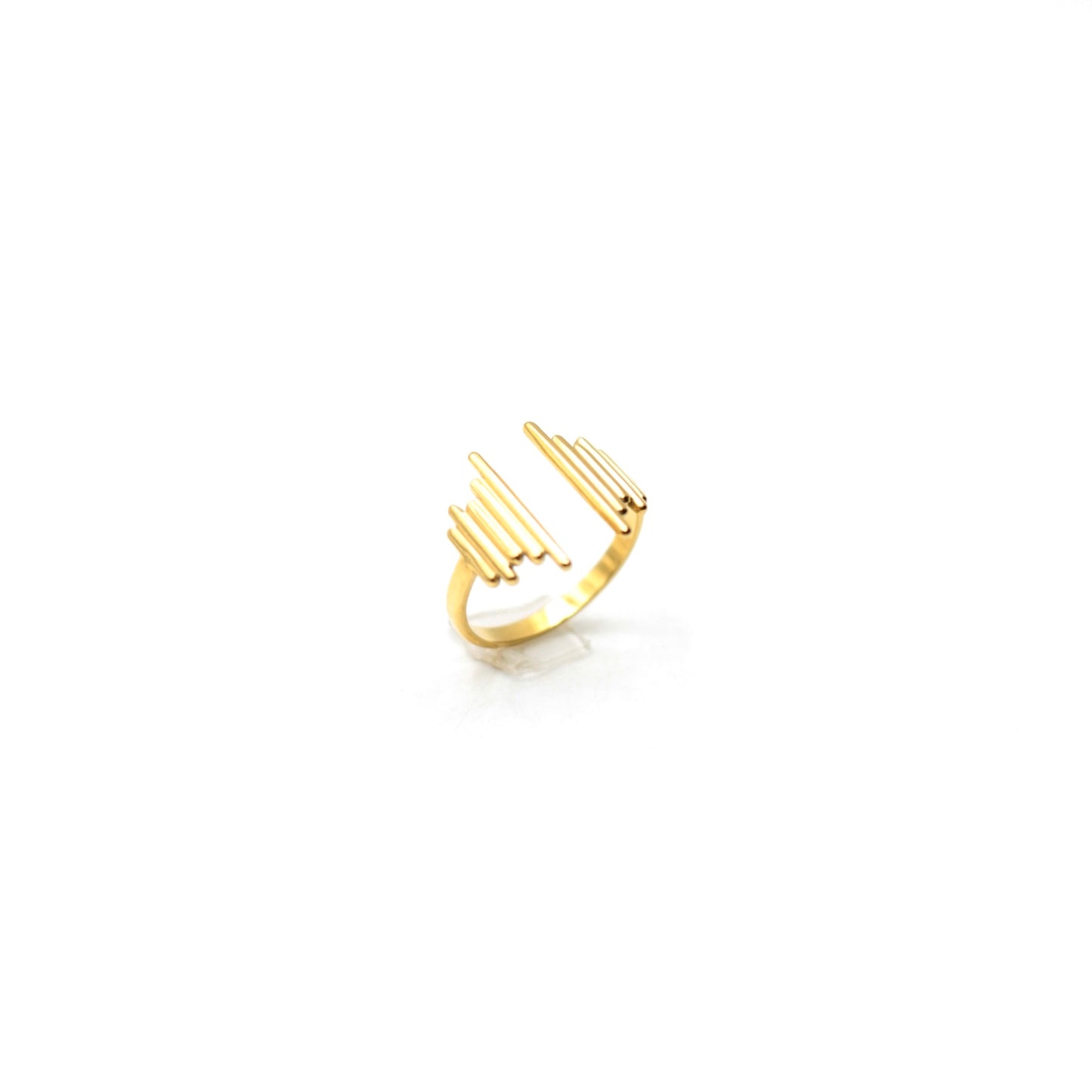 JRing-(4K Gold Plated)-AntiTarnish/HypoAllergic- (ADJUSTABLE SIZE)