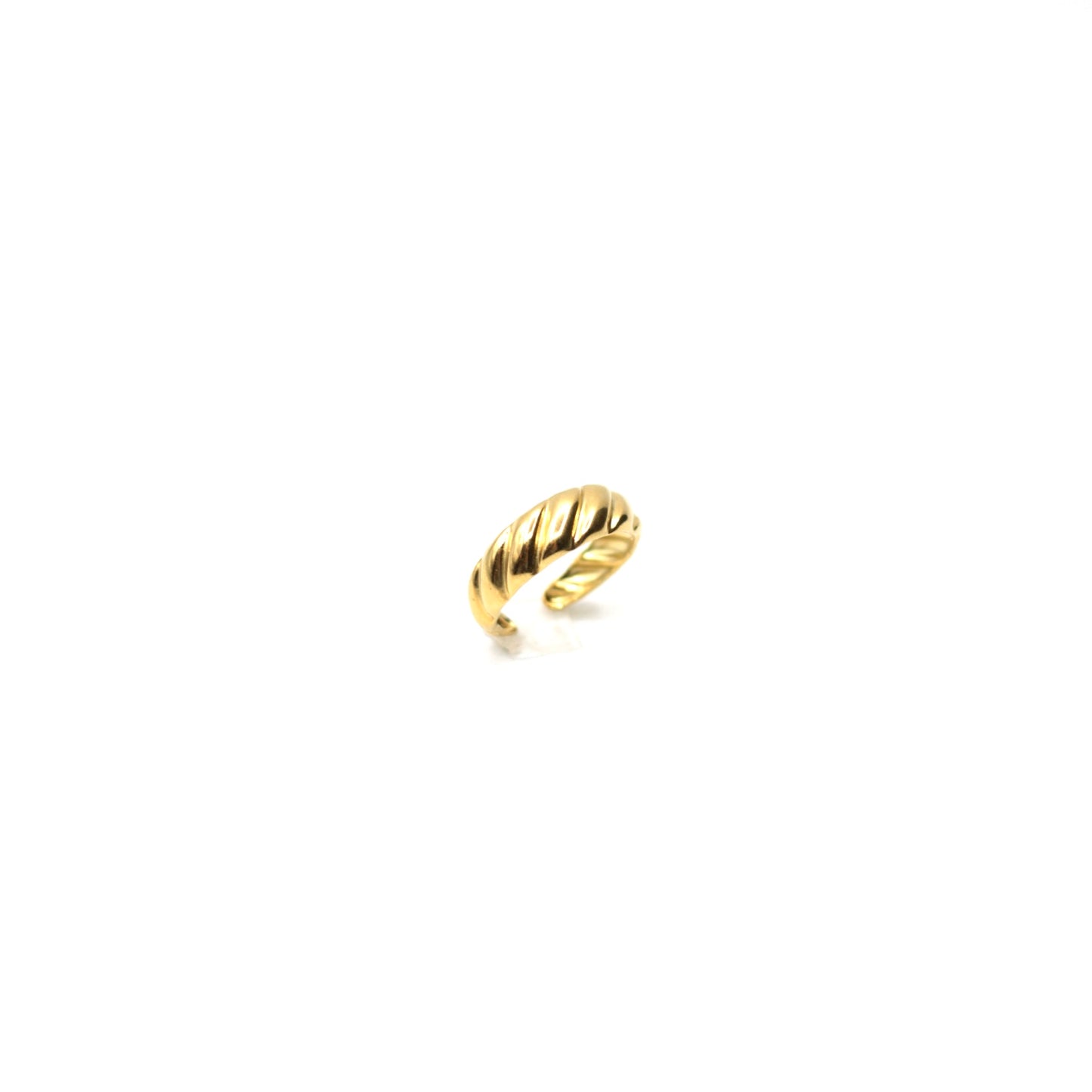 JRing-(4K Gold Plated)-AntiTarnish/HypoAllergic- (ADJUSTABLE SIZE)
