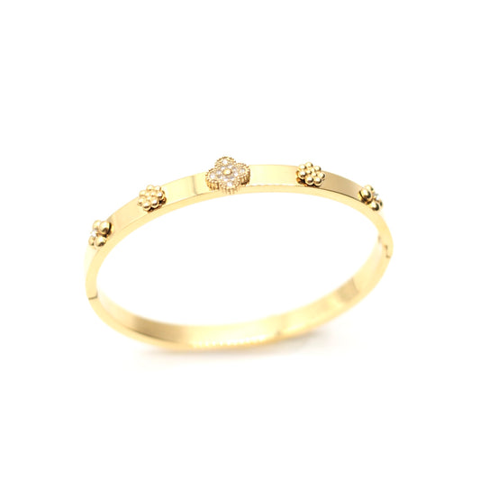 JBracelet- Non Tarnish - 24K Gold plated Anti Tarnish Everyday wear Bracelet- 340