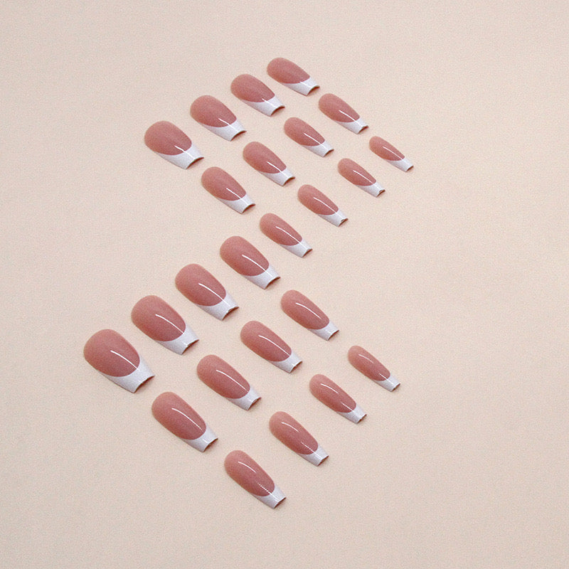 Nails-1138- Square nails- Free 4 pc nail kit included