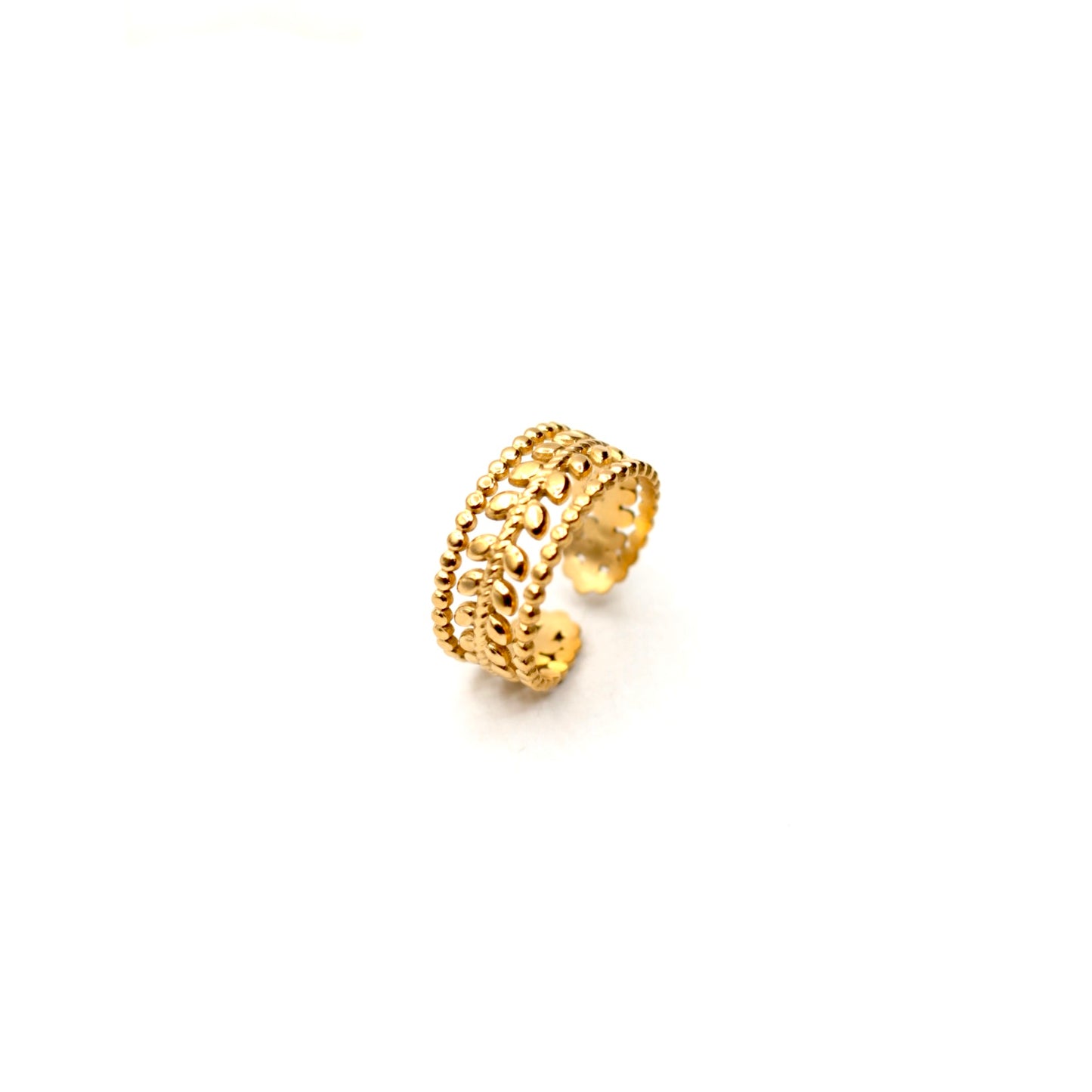 JRing-(4K Gold Plated)-AntiTarnish/HypoAllergic 406