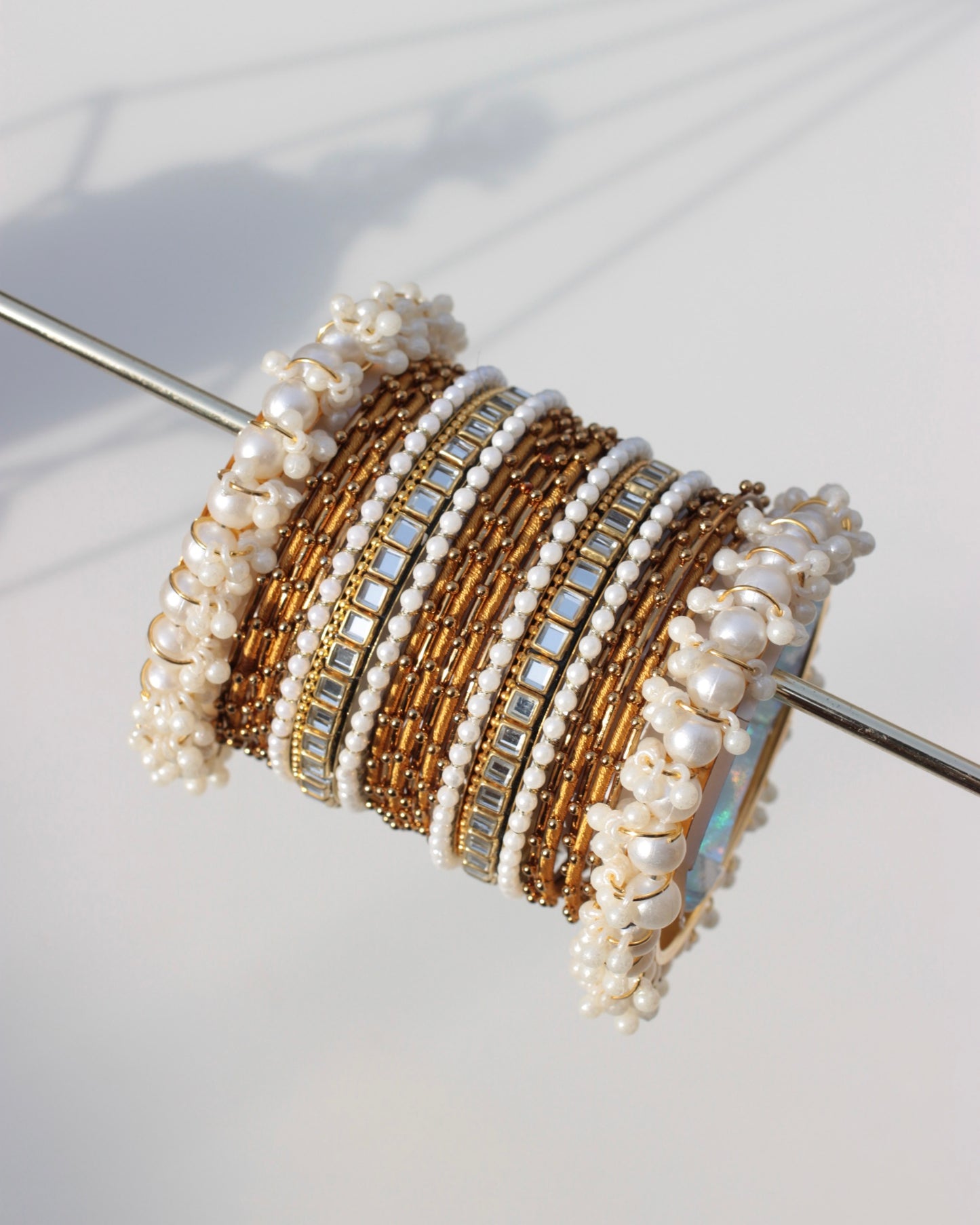 Zariah Premium Bangle Set-Yellow