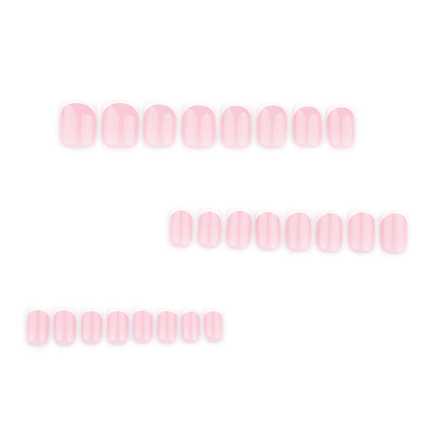 Nails-3682-Short Length Square nails- Free 4 pc nail kit included