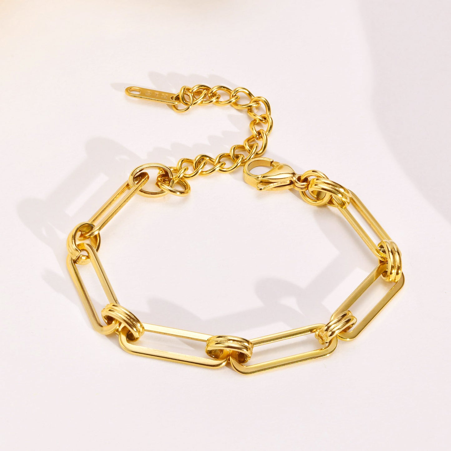 JBracelet (Stainless Steel) 24K Gold plated Anti Tarnish Everyday wear Bracelet