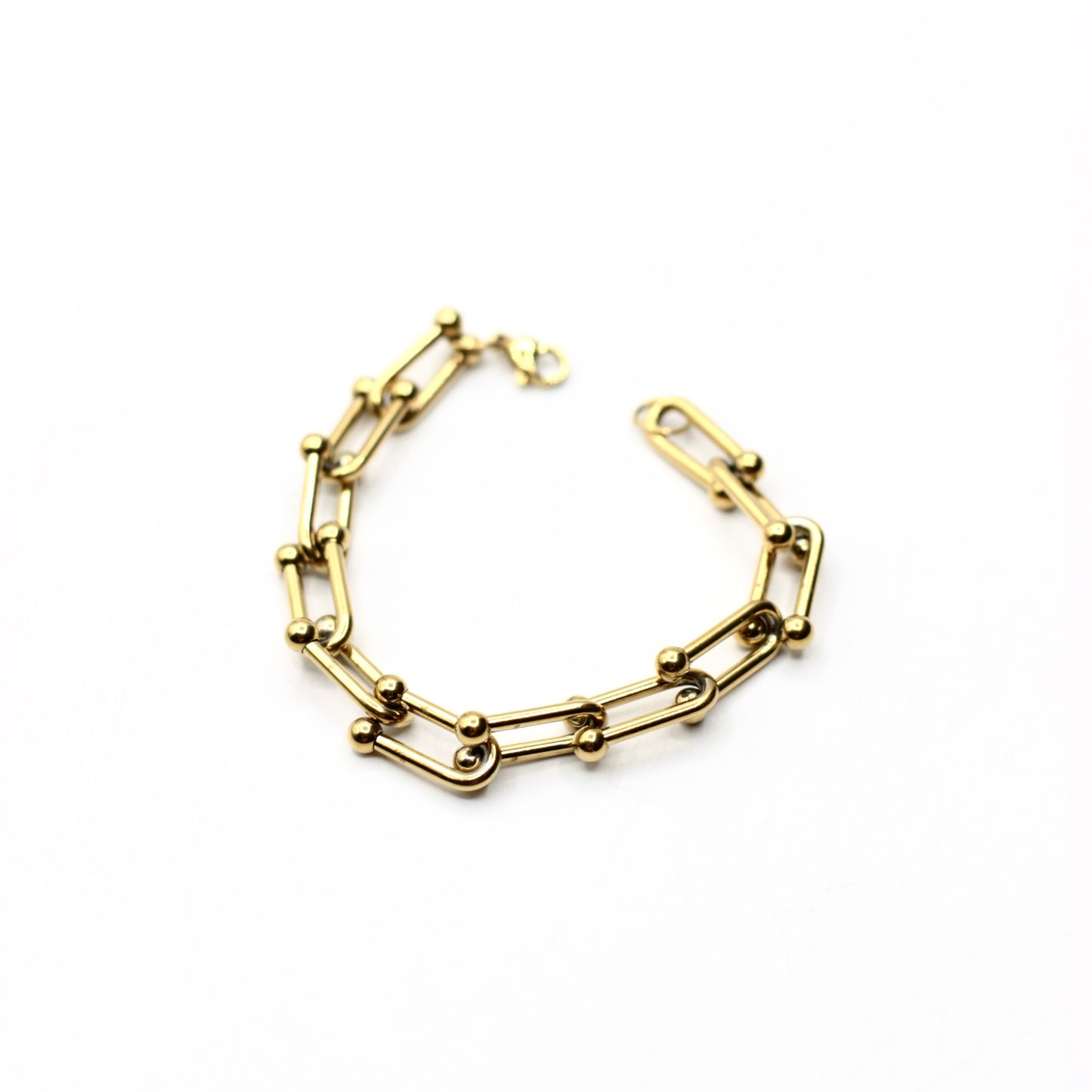 JBracelet (Stainless Steel) 24K Gold plated Anti Tarnish Everyday wear Bracelet - 228