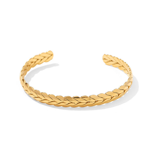 JBracelet- Non Tarnish - 24K Gold plated Anti Tarnish Everyday wear Bracelet- 357