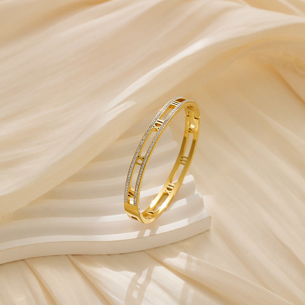 JBracelet- Non Tarnish - 24K Gold plated Anti Tarnish Everyday wear Bracelet