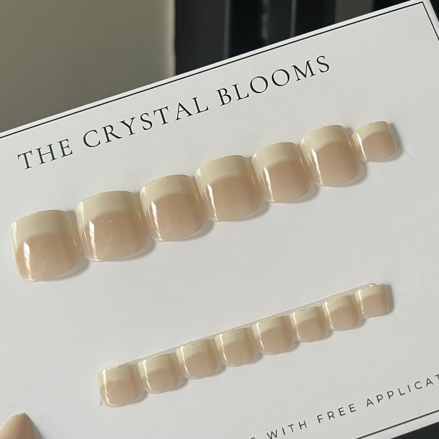 Hyper Realistic Toe Nails-0178T-Free 24pc Sticker Sheet included