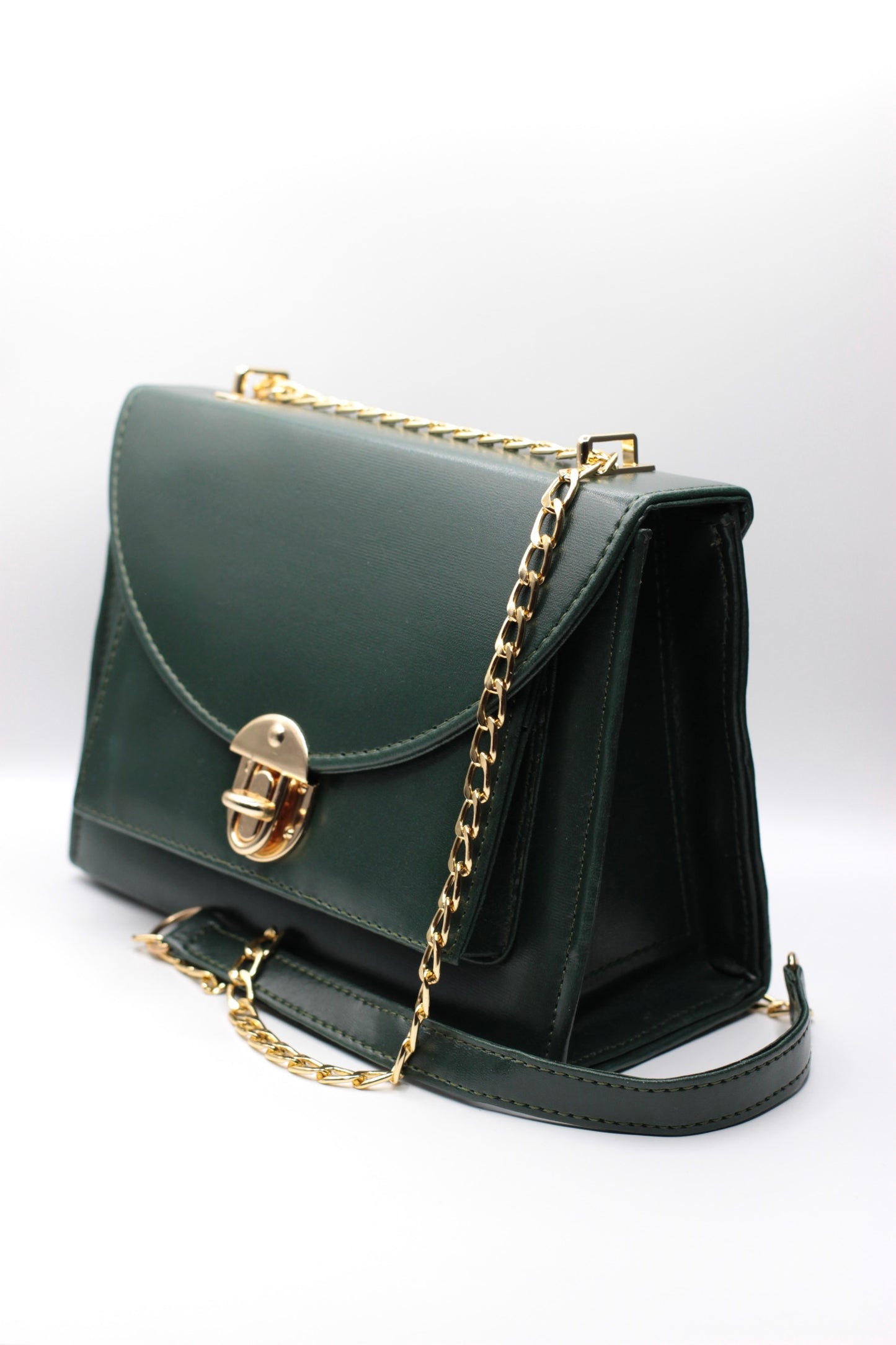 Nova -Charm Chain Bag- Pine Green