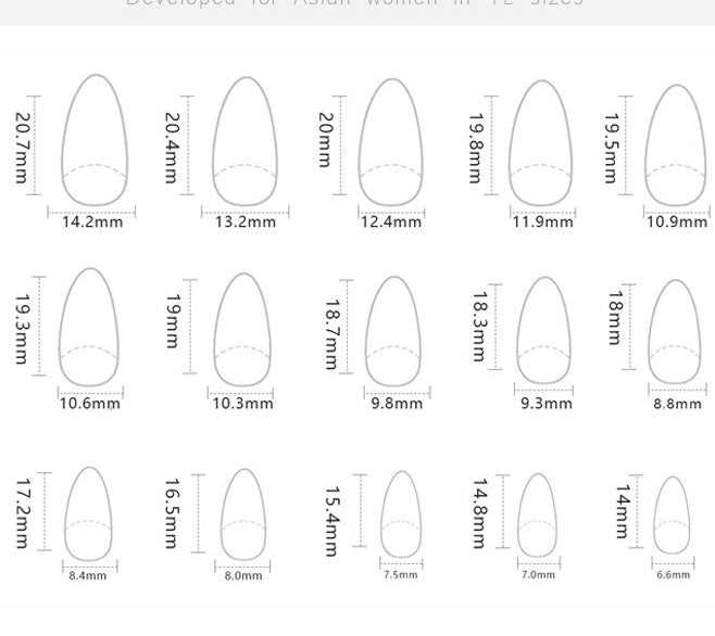 Nails-172- Free 24 pc Sticker Sheet included