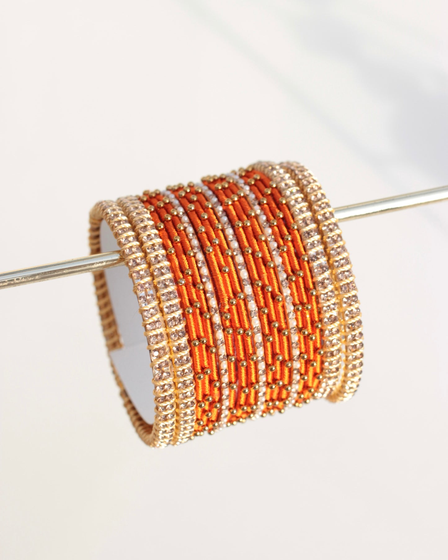 Aura Bangle Set-Orange