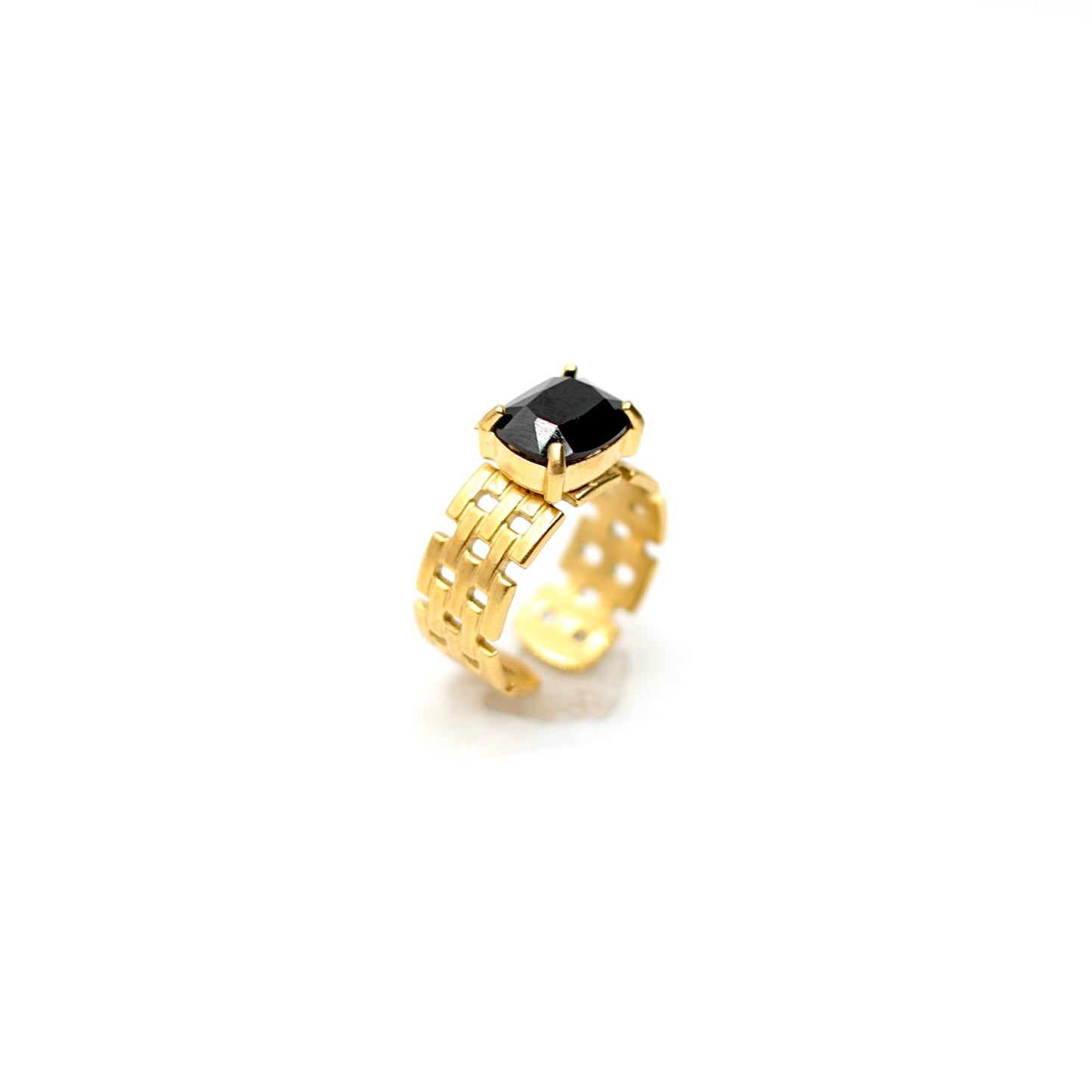 JRing-(4K Gold Plated)-AntiTarnish/HypoAllergic-397 (ADJUSTABLE SIZE)