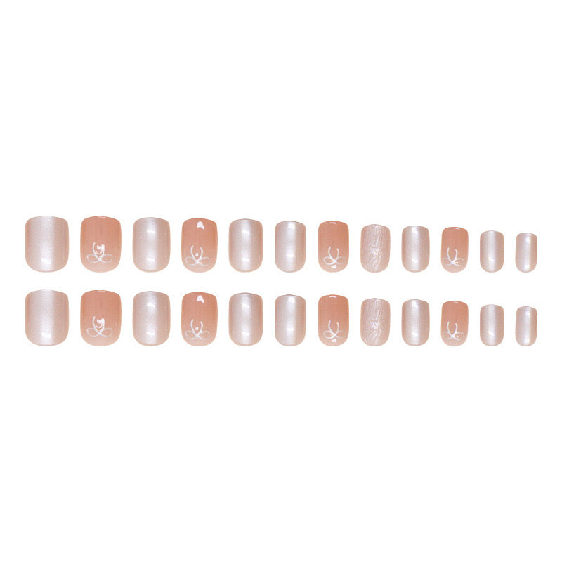 Shimmer Square Nails -1745- Free 4 pc nail kit included