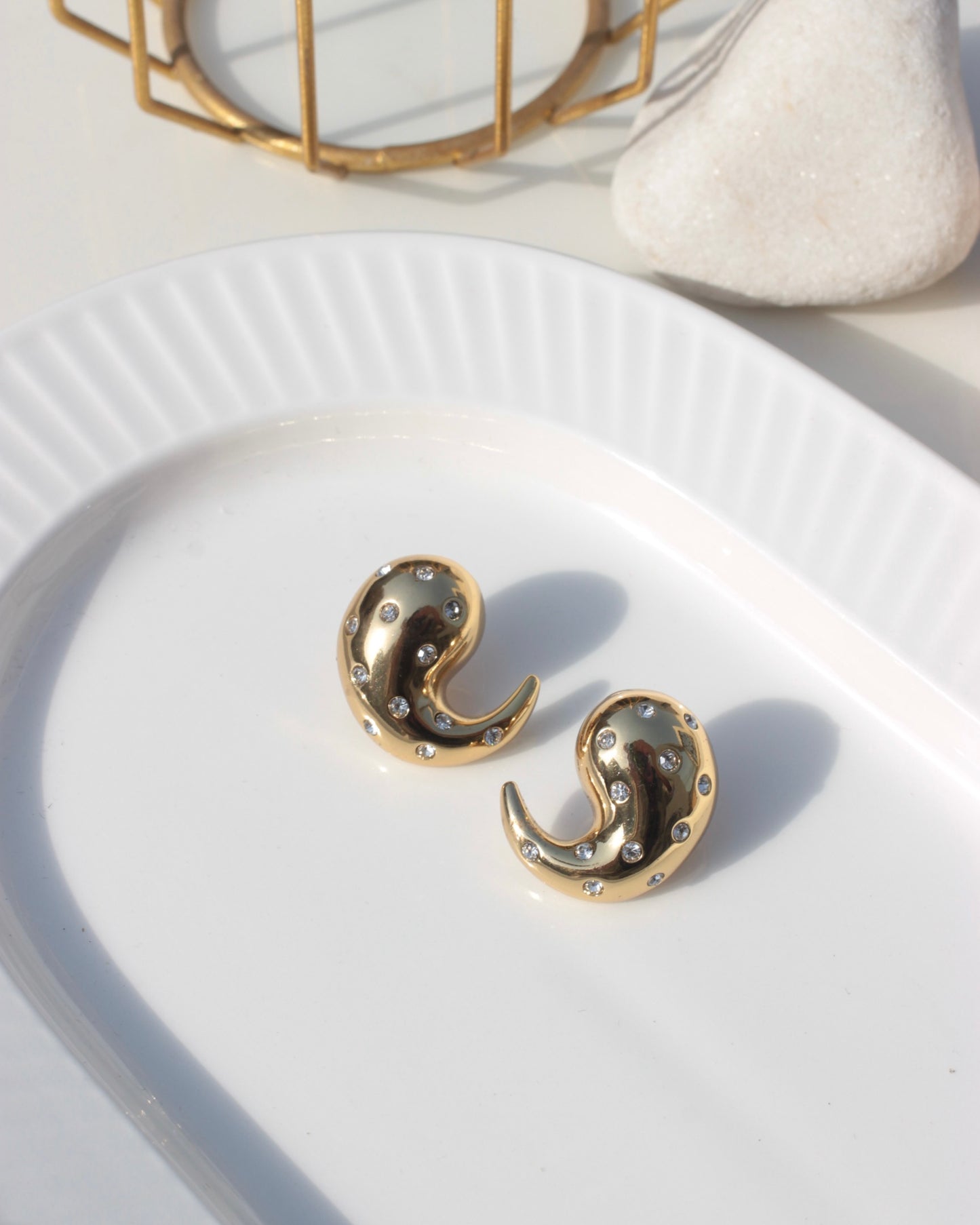 JEarrings 24K Gold Plated Earrings- 646