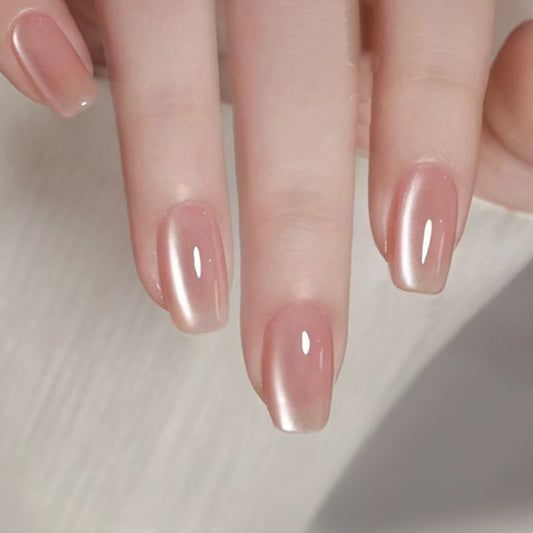 Cat eye medium length Nails-2080 - Set of 30 nails-FREE 24 Stciker Sheet included with this Nails pack-CL