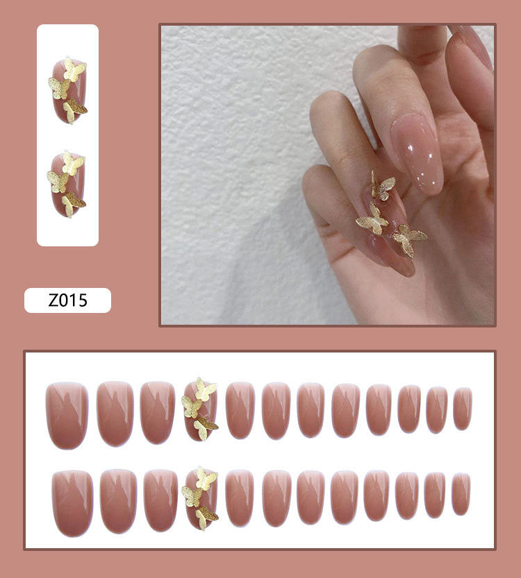 3D butterfly Nails -z015- Free 4 pc nail kit included
