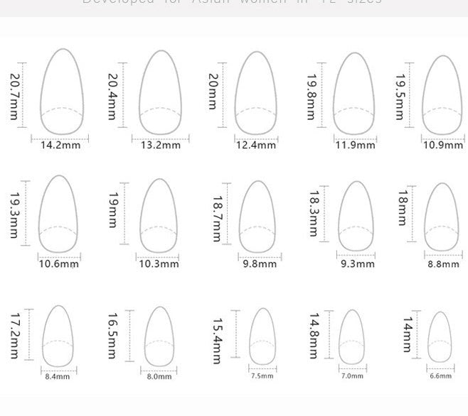 3D stoned Nails-860- FREE Nail-kit included with this Nails pack-CL