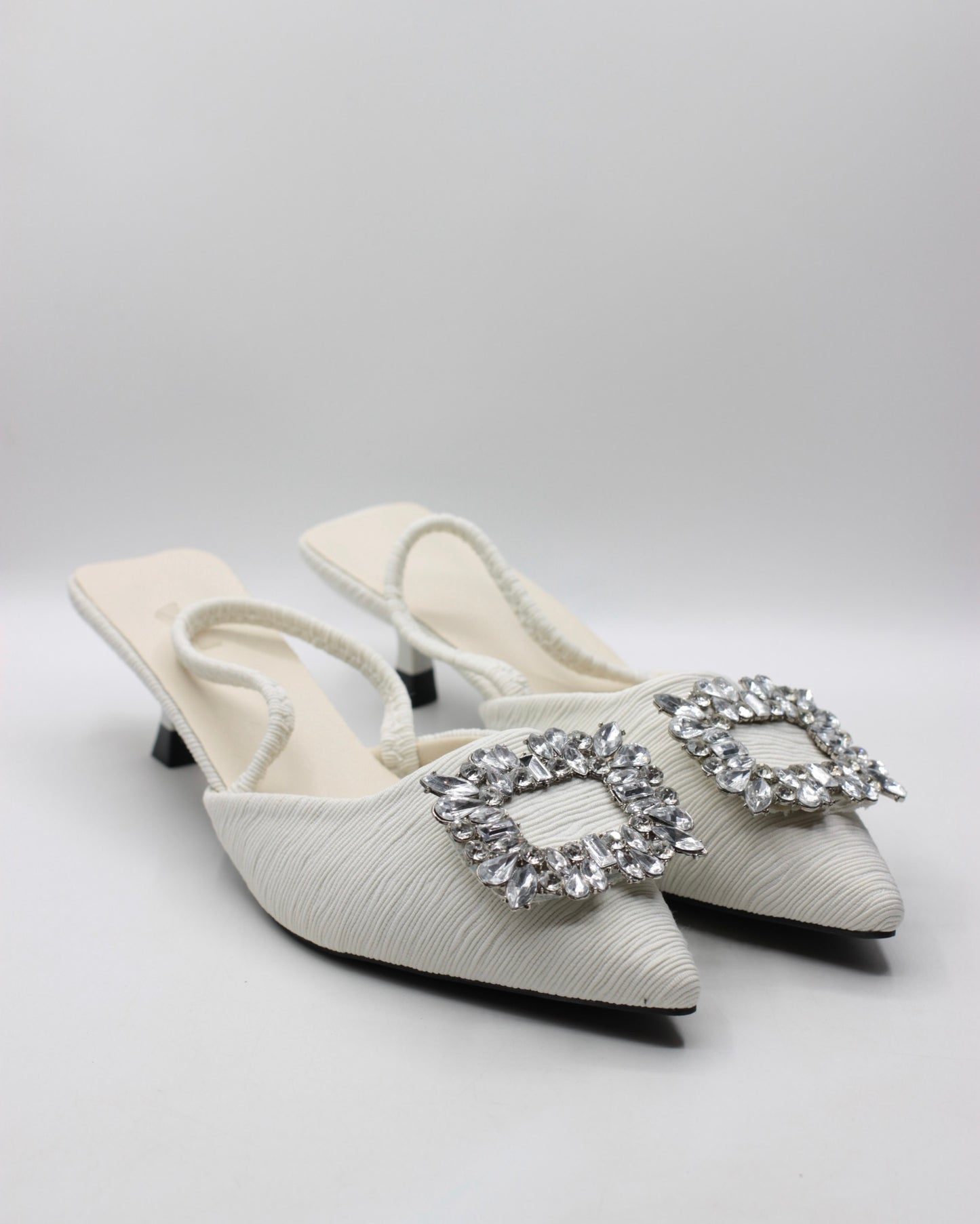 Starlight Spark White Heels
