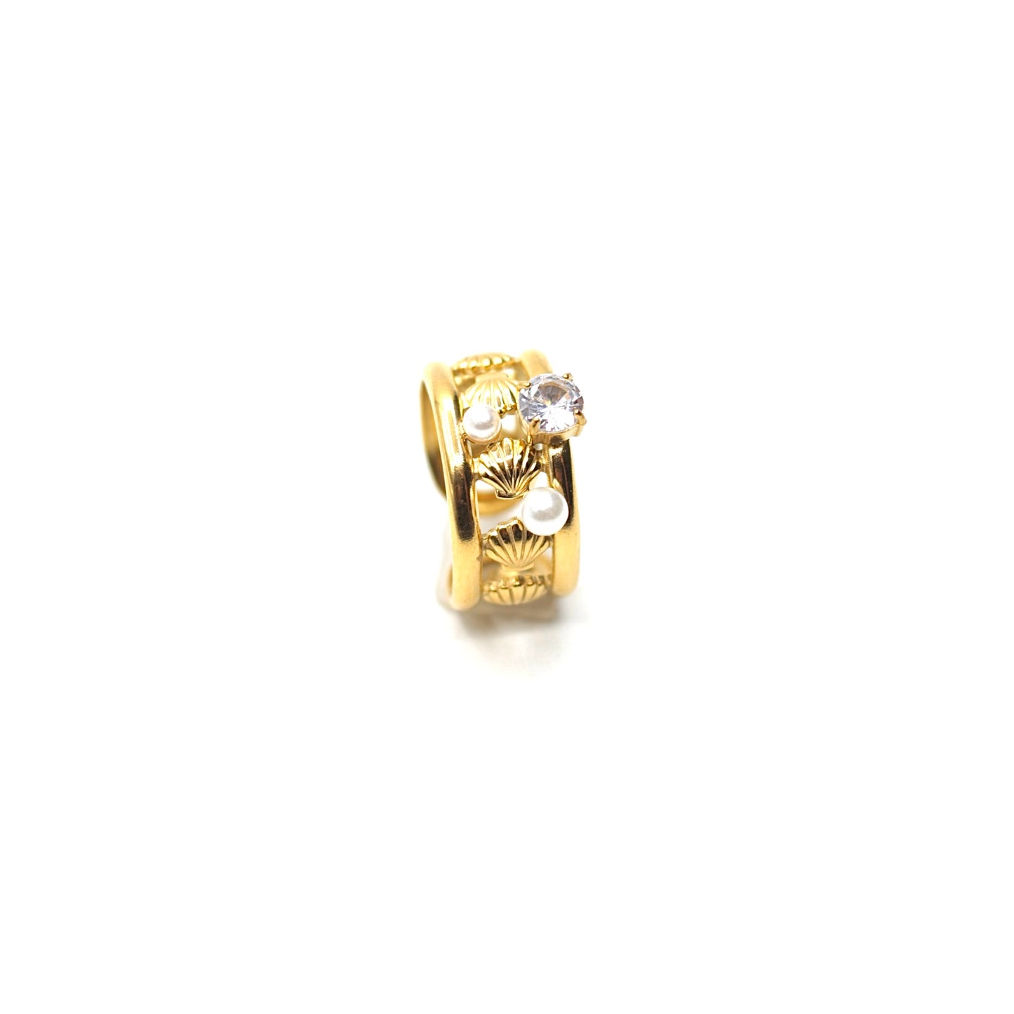 JRing-(4K Gold Plated)-AntiTarnish/HypoAllergic - 449