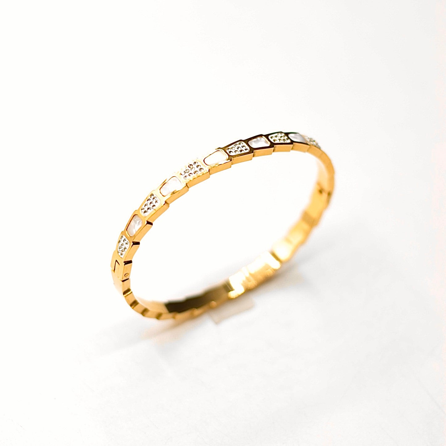 JBracelet- Non Tarnish - 24K Gold plated Anti Tarnish Everyday wear Bracelet-93