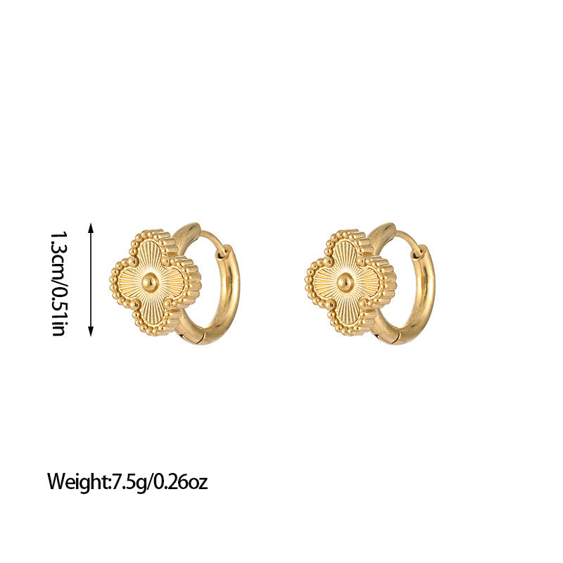 JEarrings 24K Gold Plated Earrings- 343