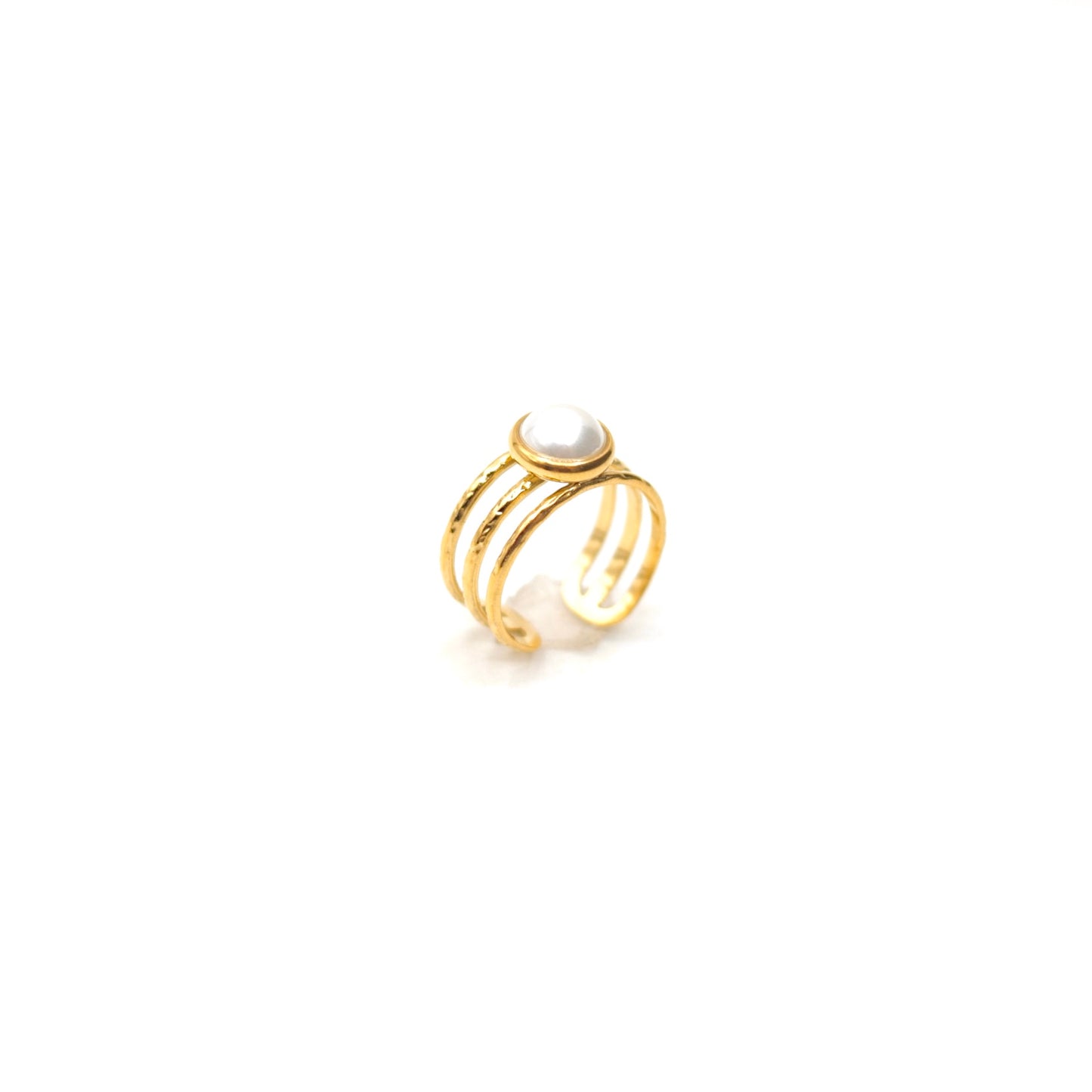 JRing-(4K Gold Plated)-AntiTarnish/HypoAllergic- (ADJUSTABLE SIZE)