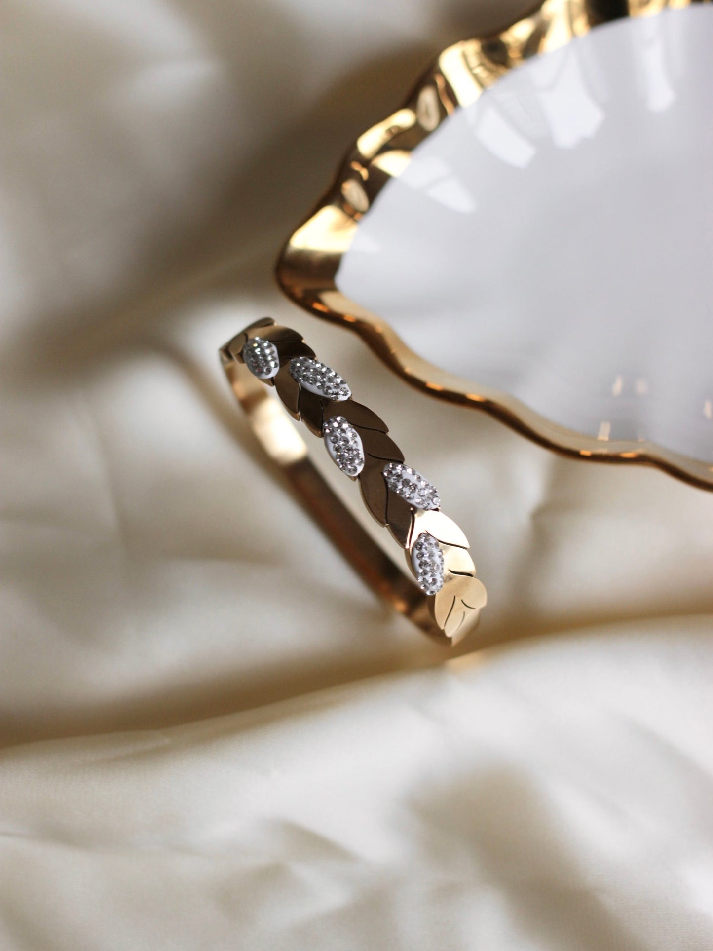 JBracelet- Non Tarnish - 24K Gold plated Anti Tarnish Everyday wear Bracelet- 368