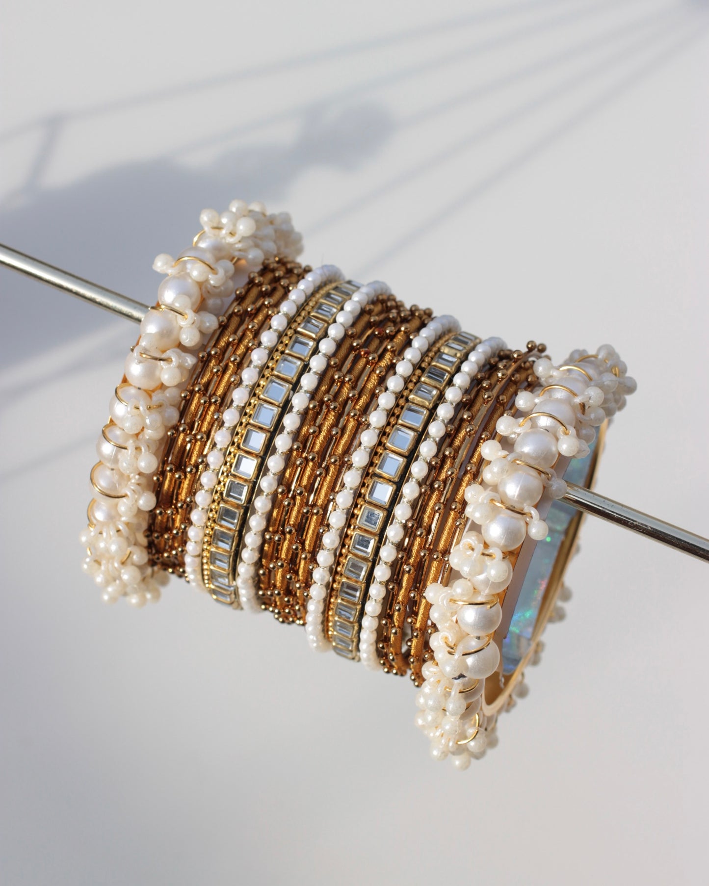 Zariah Premium Bangle Set-Yellow