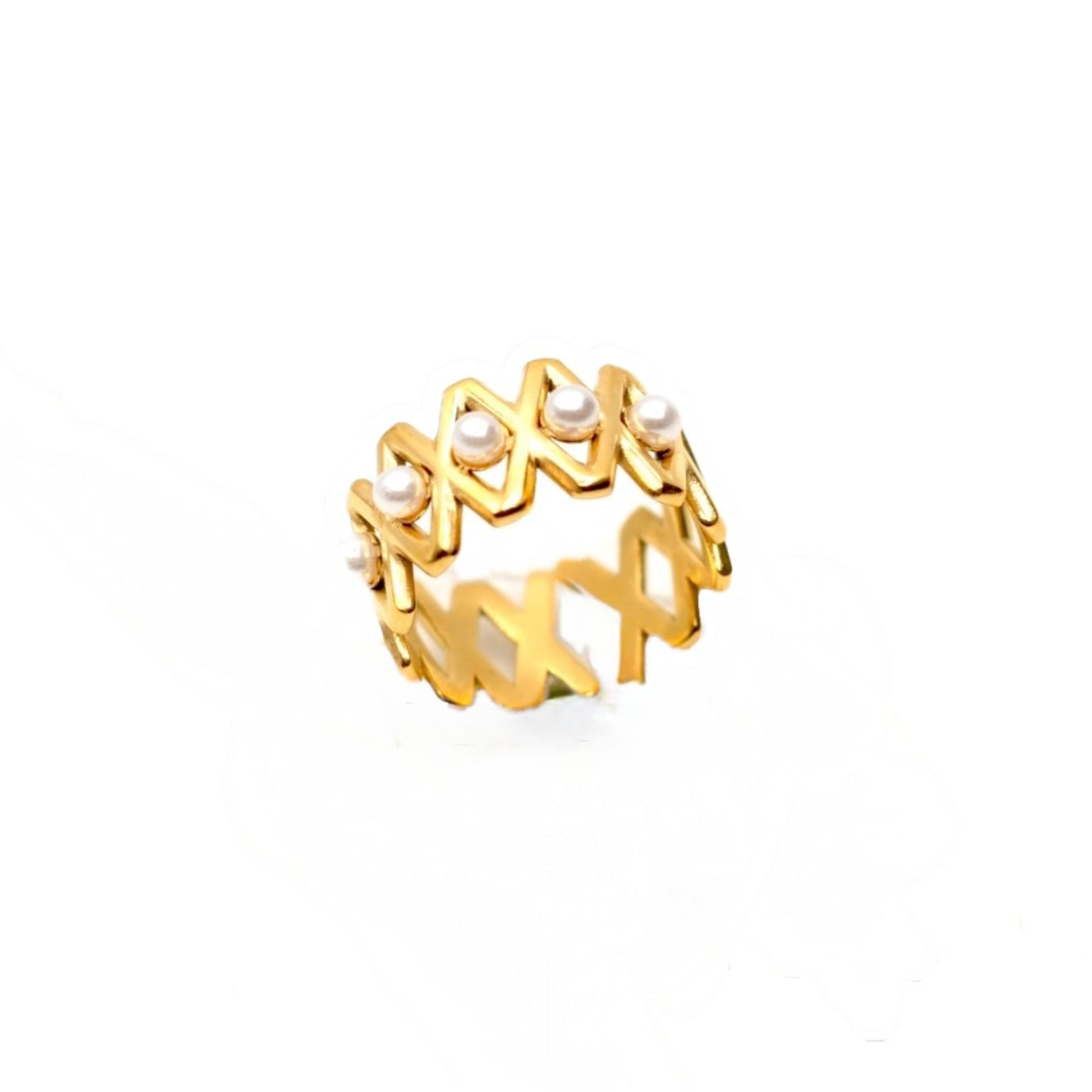 JRing-(4K Gold Plated)-AntiTarnish/HypoAllergic 426