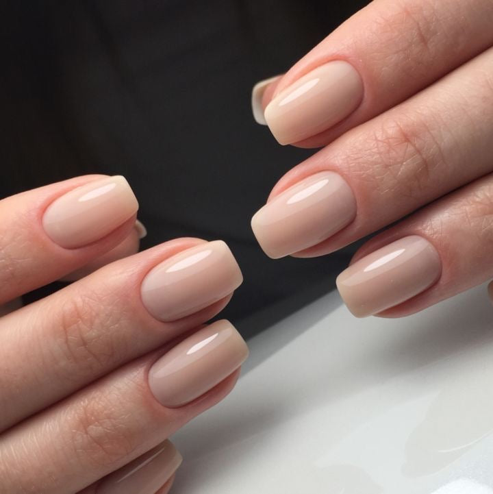 Nails-1256 -Medium Length Almond nails- Free stickers included