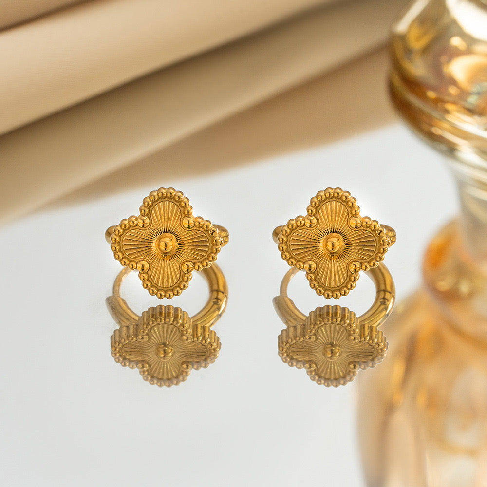 JEarrings 24K Gold Plated Earrings- 343
