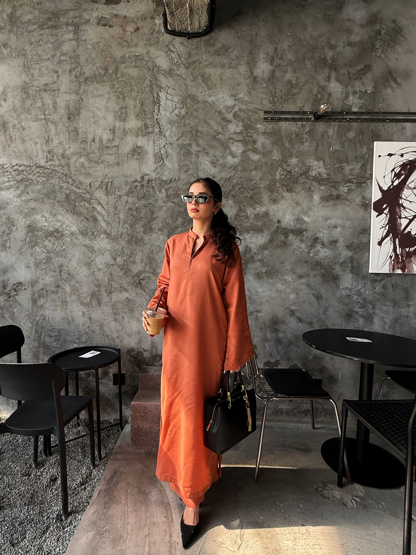 Rust Sunset - 2 pc Stitched