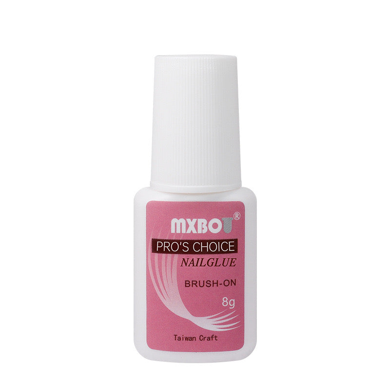 Strong Brush Nail Glue - tough glue for long stickiness - enough for many times use