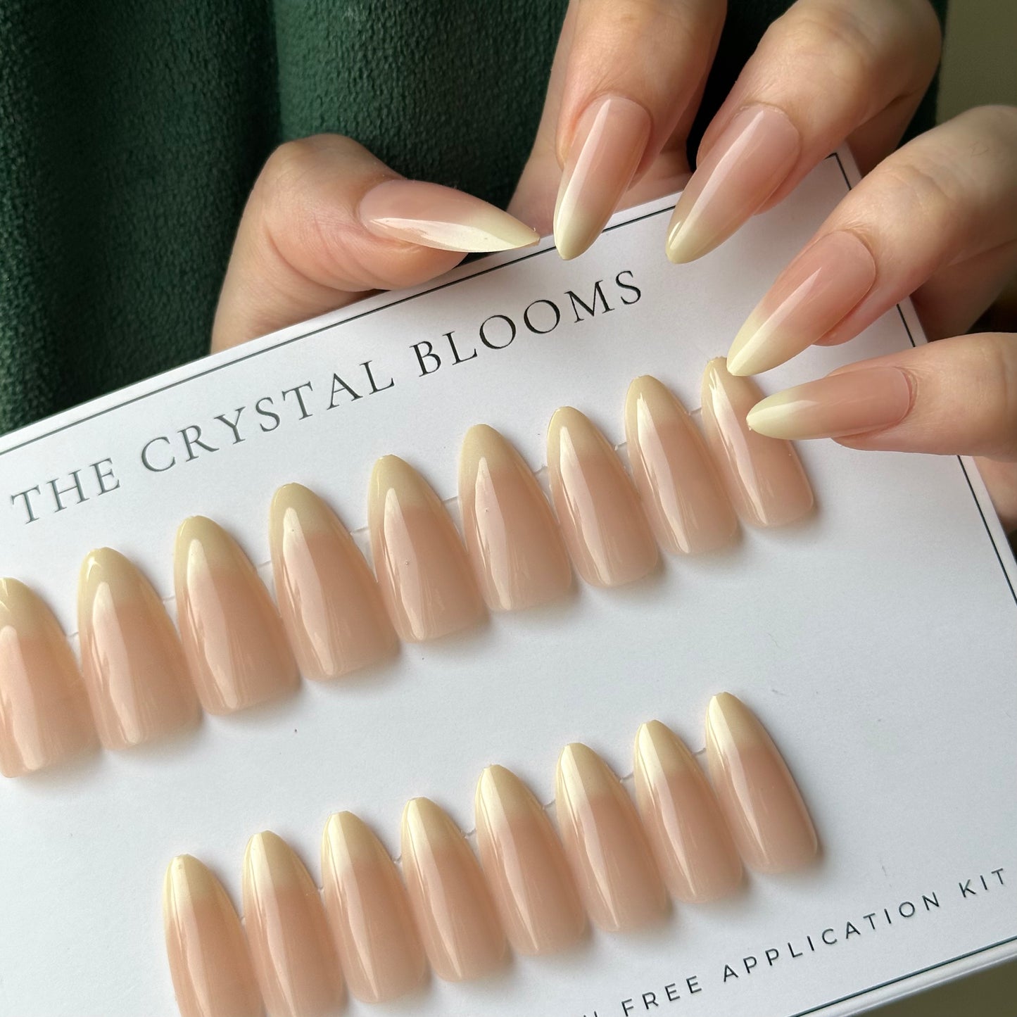 HYPER REALISTIC Nails-855we- Free 24pc Sticker Sheet included