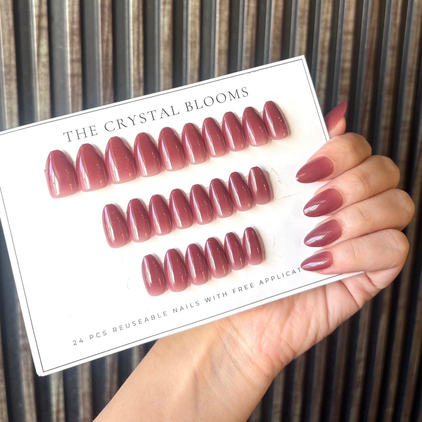Plum Ombre Nails-880- Free 24 pc Sticker Sheet included-n